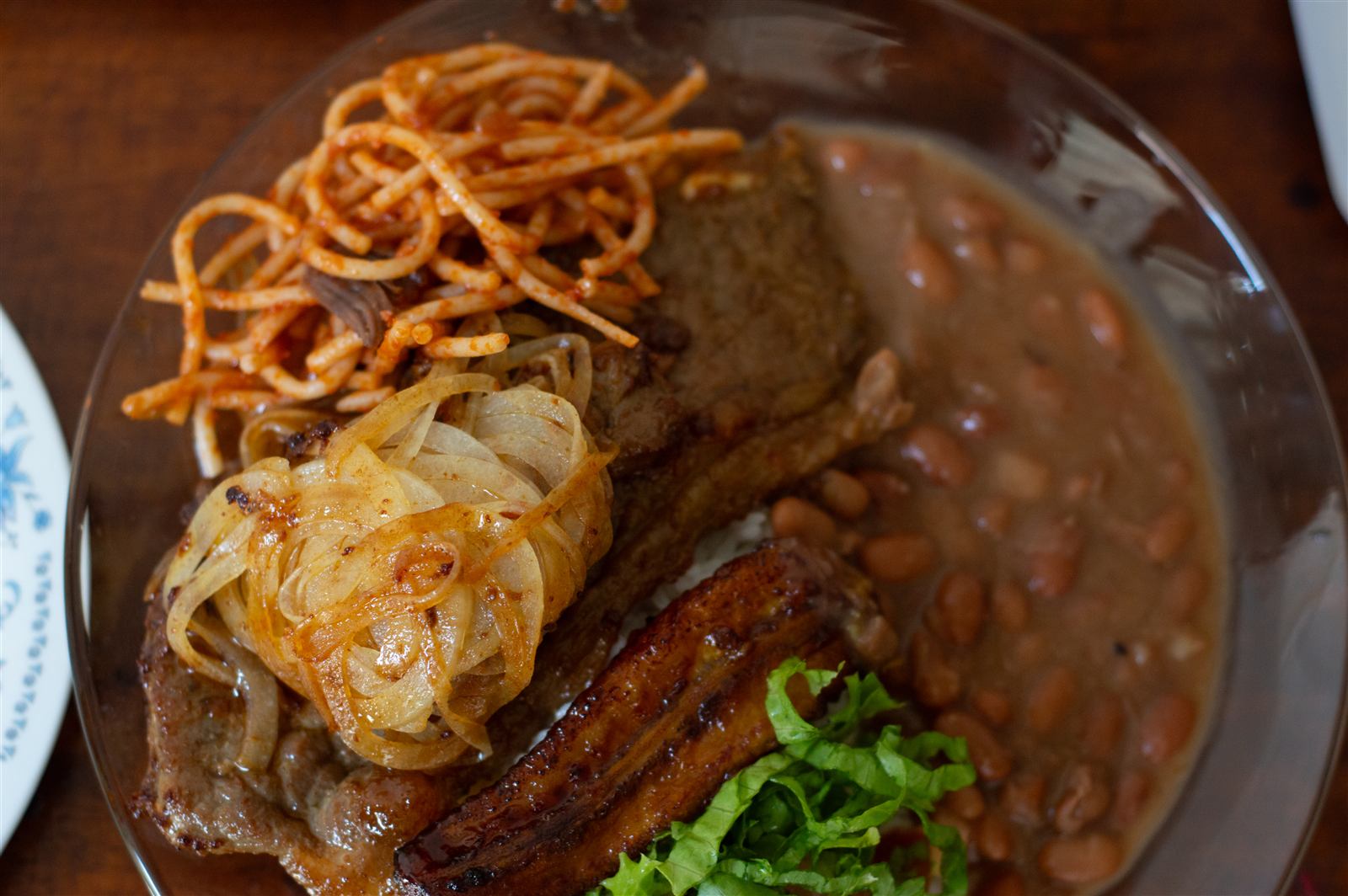 Prato completo do Recanto do Sabor
